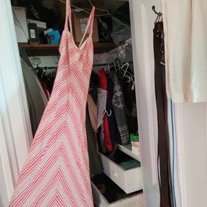 Candy stripe Hi-lo dress